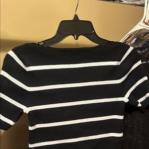Ralph Lauren Black Knit Top